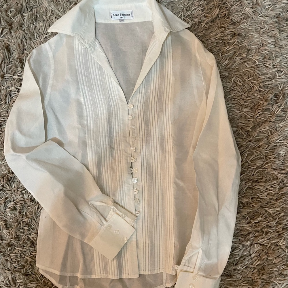 Anne Fontaine White Dress Shirt